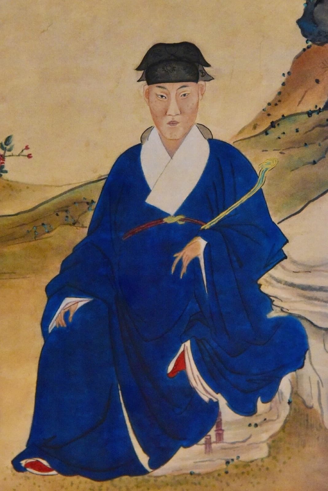 A portrait of Zheng Keshuang by a Qing painter. He was put on the throne at twelve in 1681, after the coup Feng Xifan led killed his elder brother. Two years later he signed the surrender.